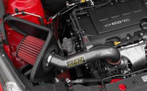 Chevrolet Cruze Performance Air Intake - AEM Induction - Cold Air Intake System - Gunmetal Gray - `11-`16
